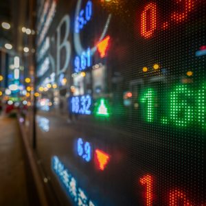 Hong Kong display stock market exchange and charts information via led computer monitor